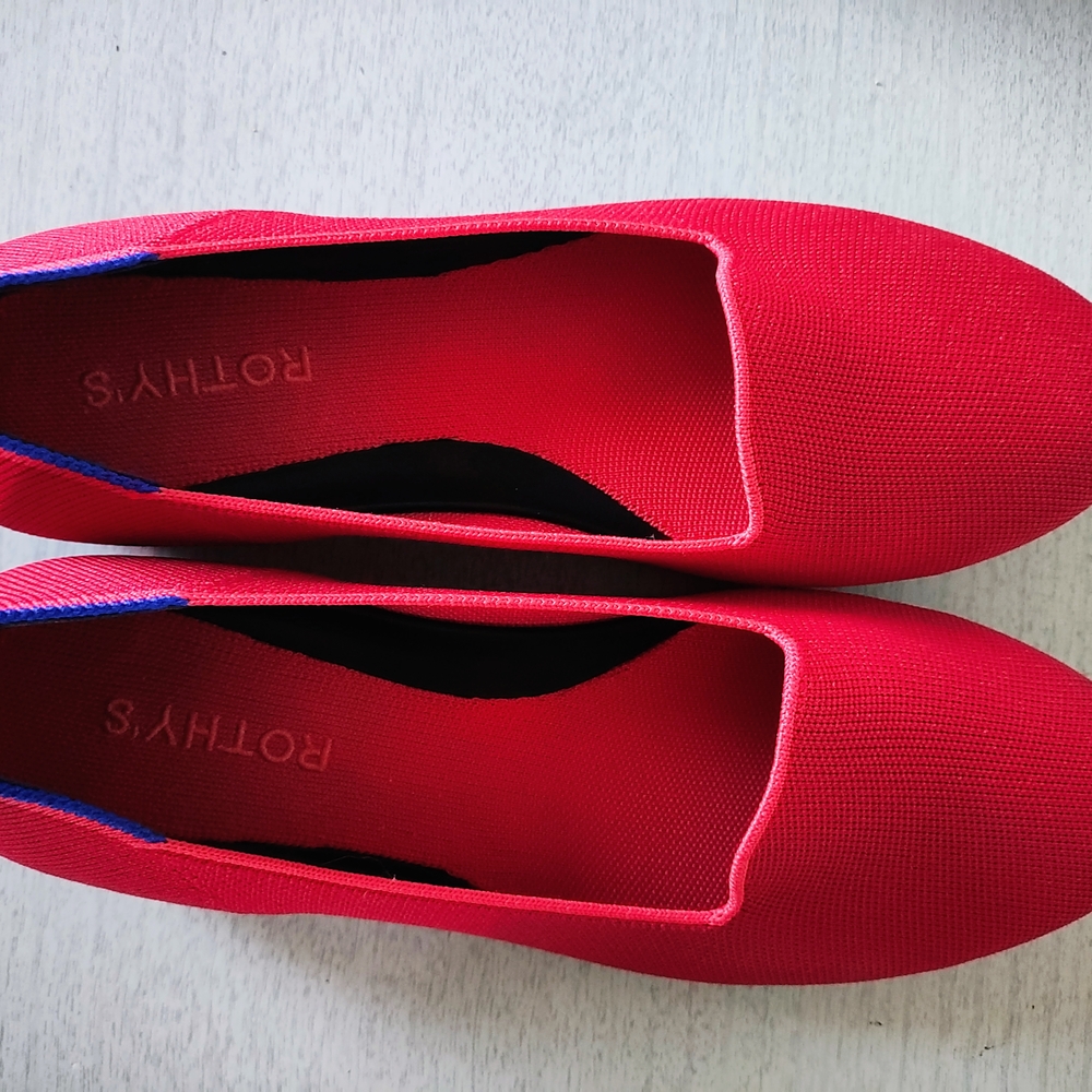 Rothy's Women's Red Loafer Flats